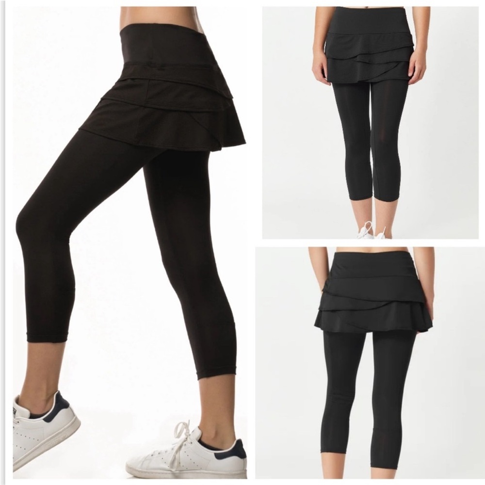 Lucky in Love | Black Scallop Capri